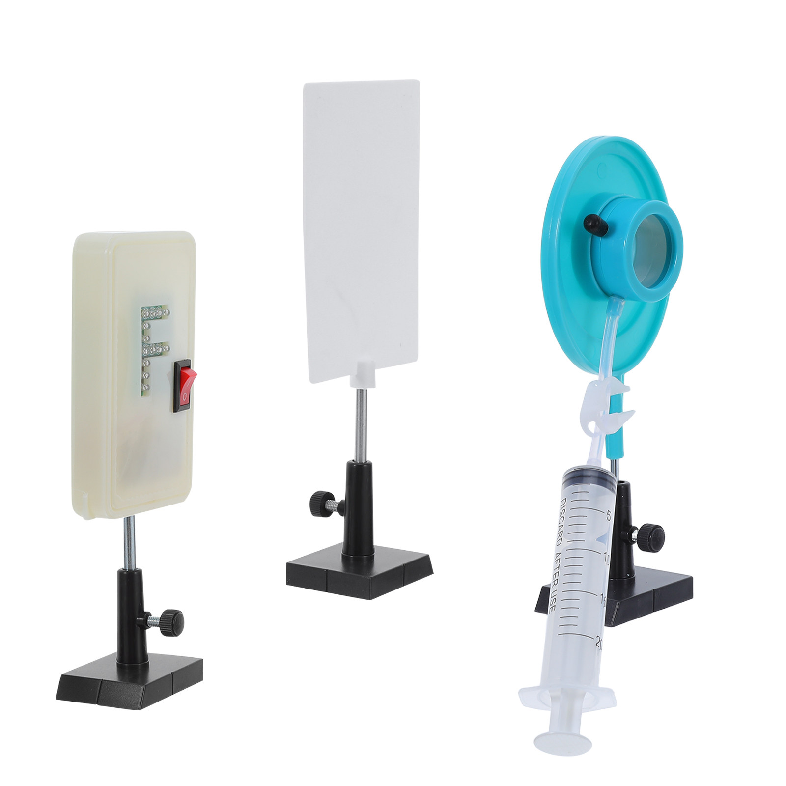 Lab Equipment - 1 Set Water-Filled Zoom Lens Optical