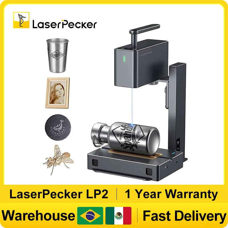 Fiber Laser Marking Machine 30W - 60W LASERPECK 2 Khắc Hàng Mới