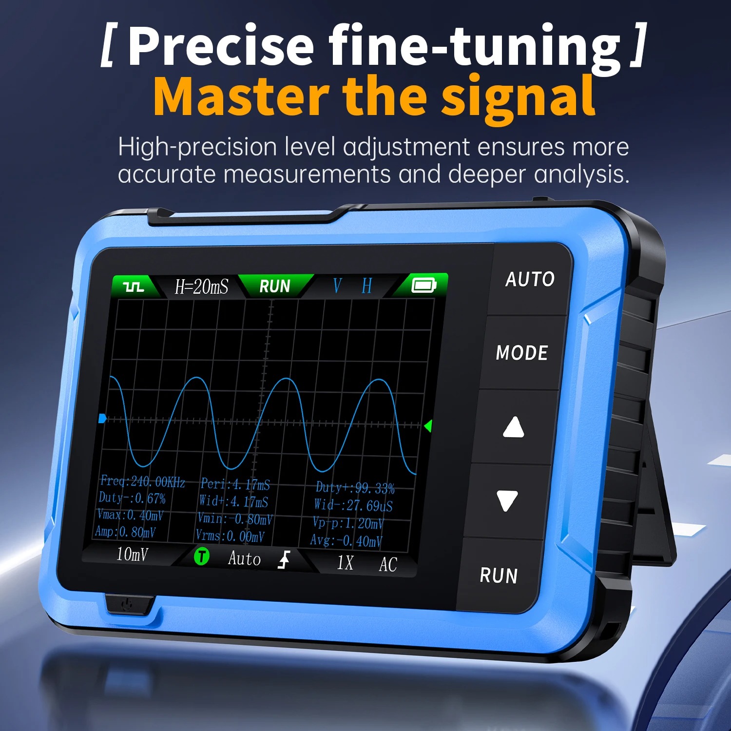FNIRSI DSO510 New 10MHz Mini H - đánh giá và giá Fnirsi Digital Oscilloscope Handheld