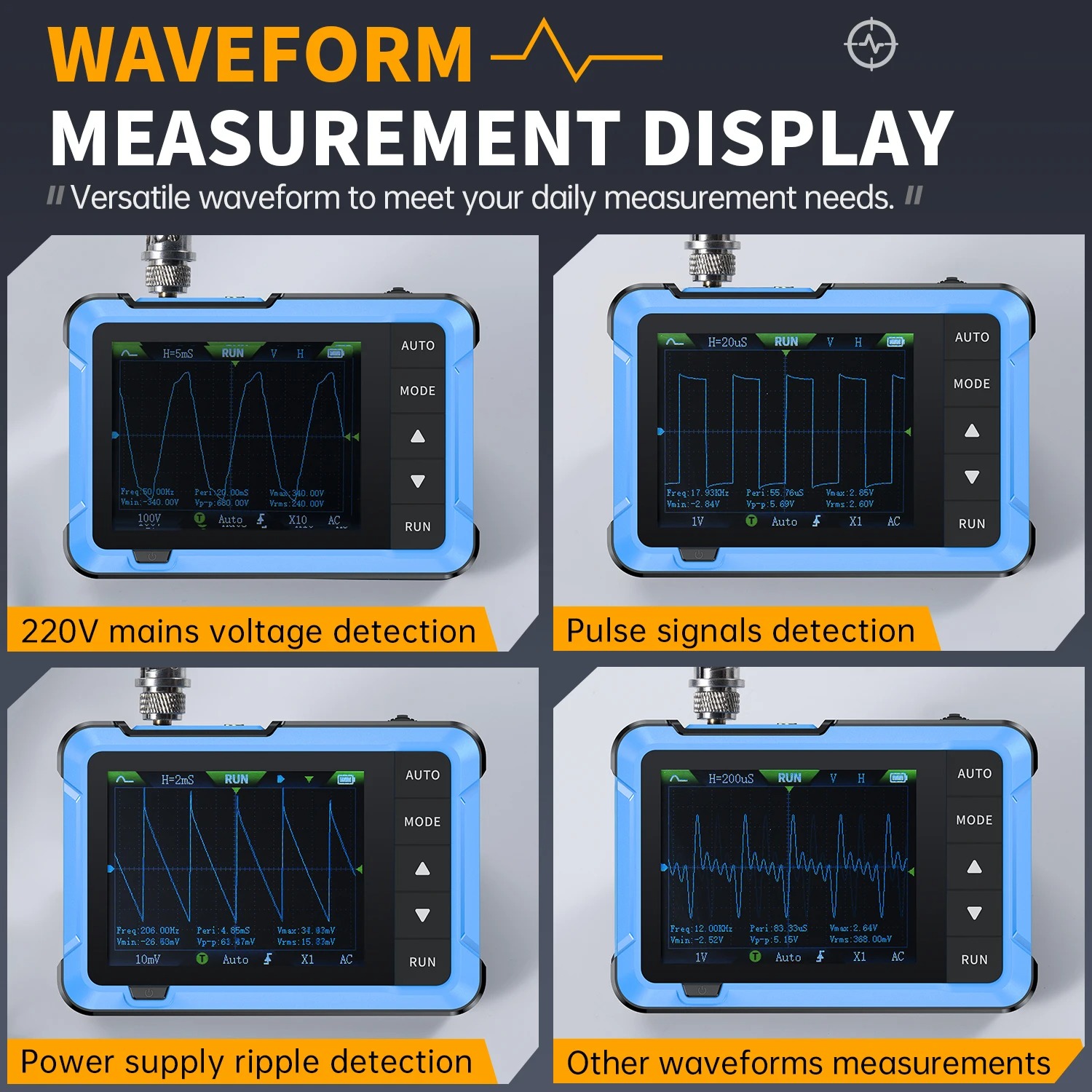 FNIRSI DSO510 New 10MHz Mini H - đánh giá và giá Fnirsi Digital Oscilloscope Handheld