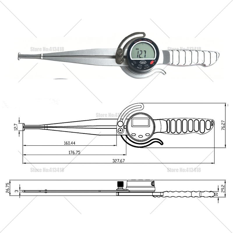 Kỹ thuật số bên ngoài caliper  - đánh giá và giá Digital Caliper 150Mm Stainless Steel
