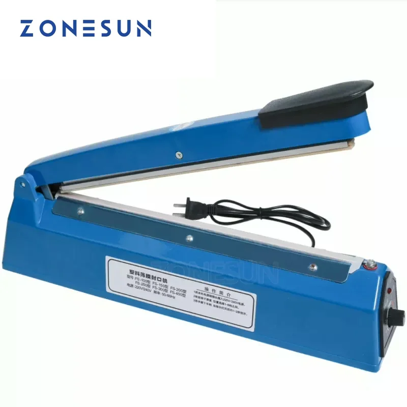 ZONESUN ZS-FS200 Hand Impulse  - đánh giá và giá Plastic Bag Impulse Heat Sealer