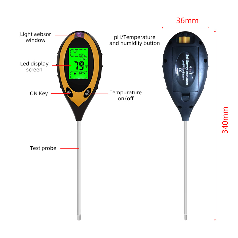 Kỹ Thuật Số 4 Trong 1 Độ PH Đấ - đánh giá và giá Ph Meter Digital Water Tester