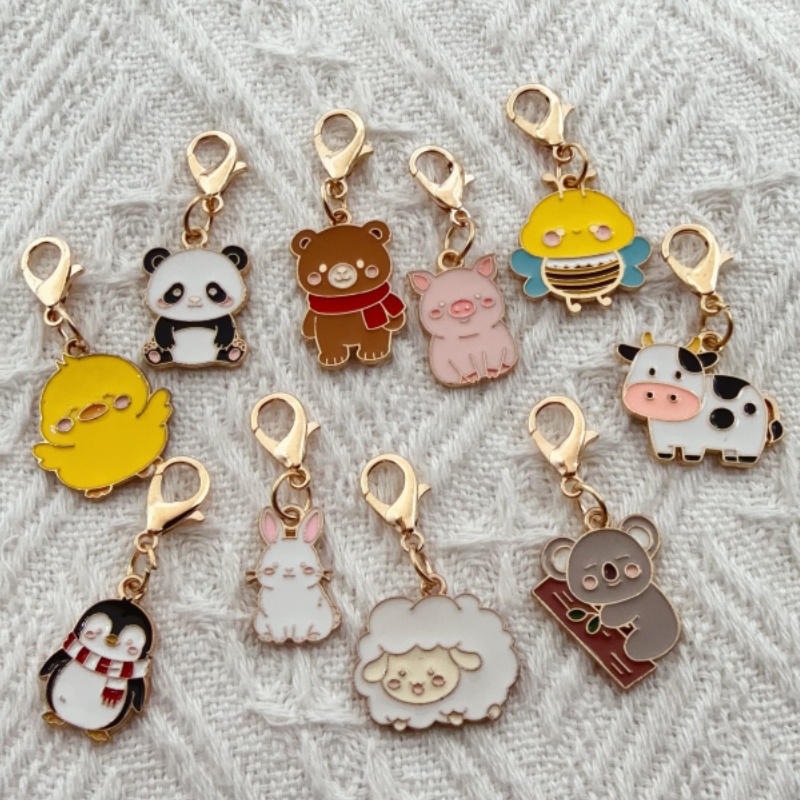 10pcs alloy drip oil cartoon a - đánh giá và giá Packaging