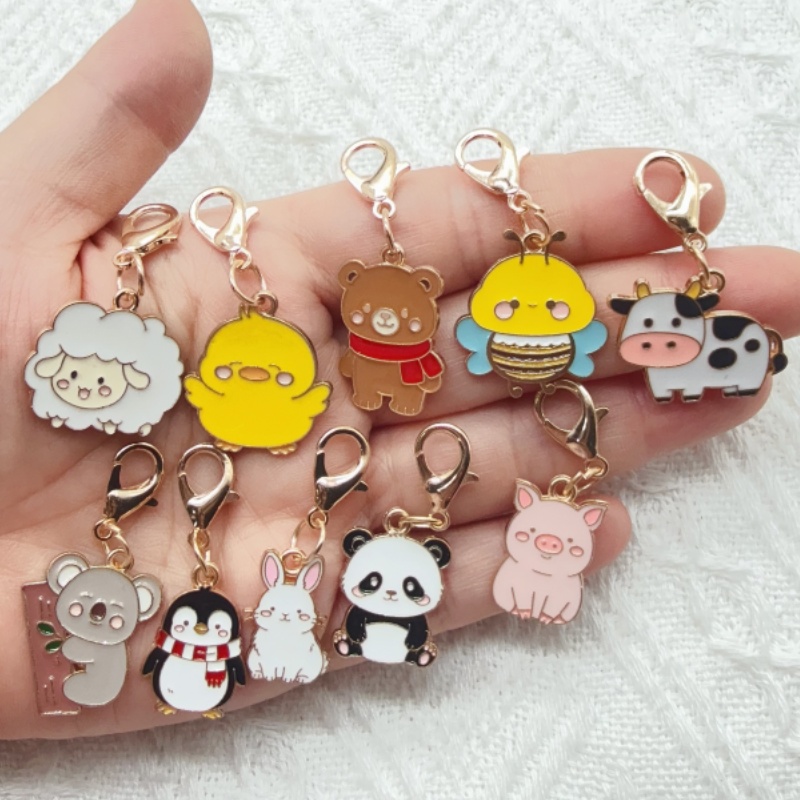 10pcs alloy drip oil cartoon a - đánh giá và giá Packaging
