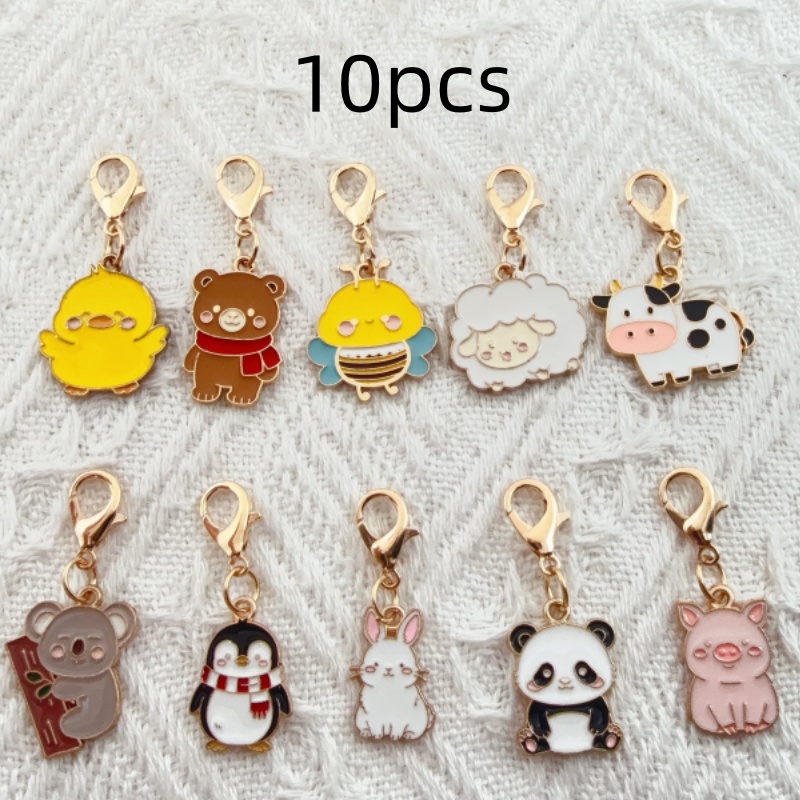 10pcs alloy drip oil cartoon a - đánh giá và giá Packaging