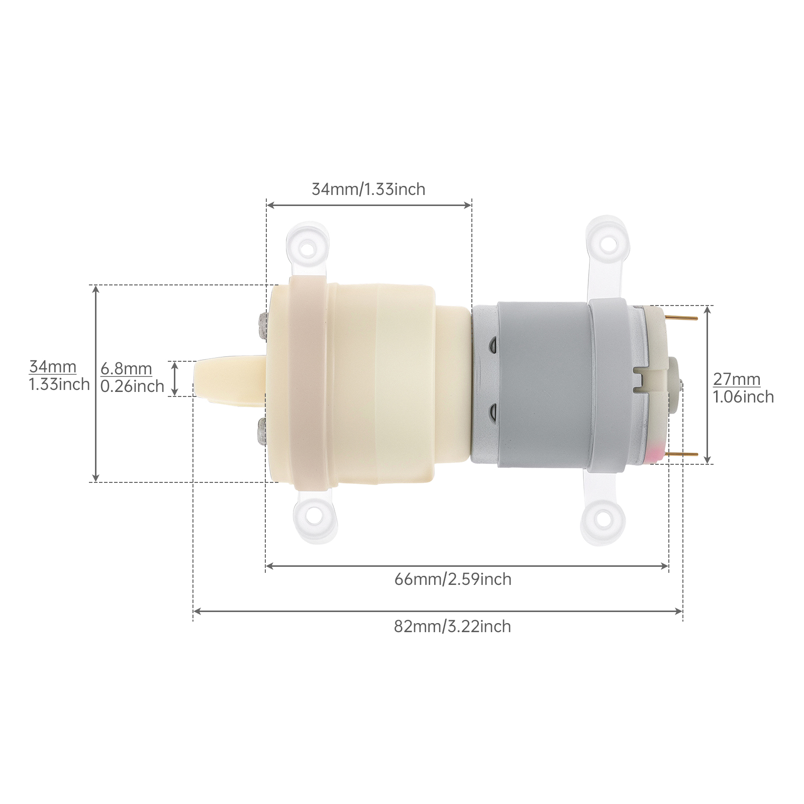 R365 Micro Water Pump Motor DC - đánh giá và giá Mini Peristaltic Pump 12V