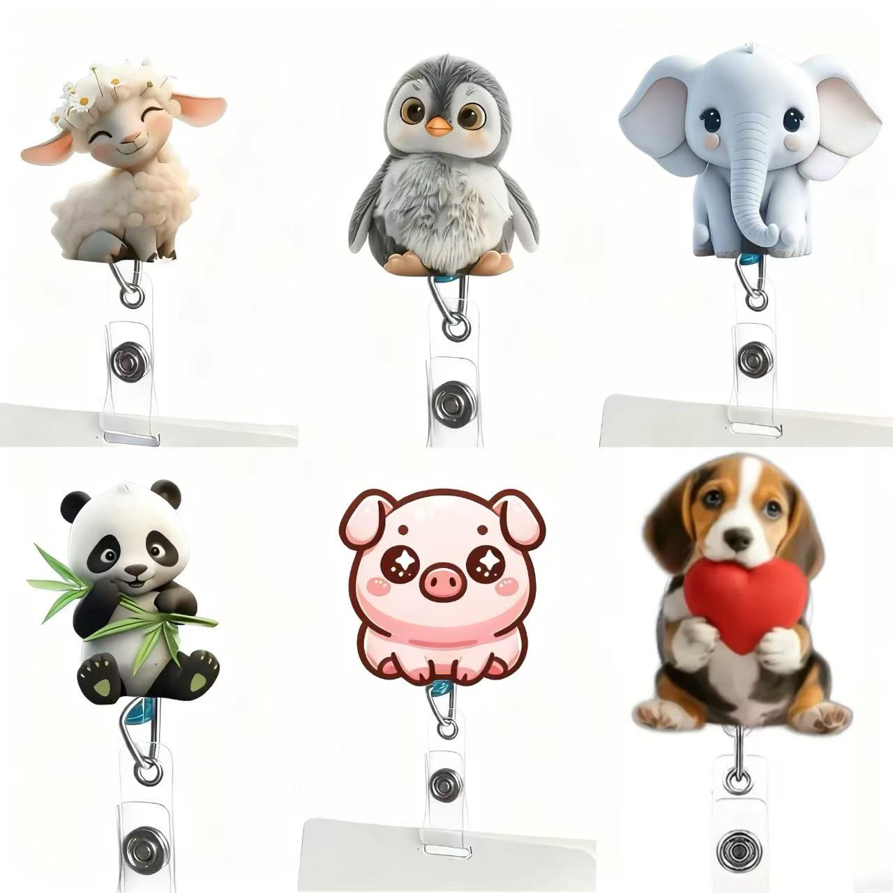 1PC Cute Cat Retractable Badge - đánh giá và giá Medical Supplies