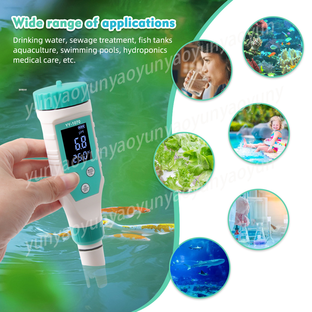 7 in 1 Digital Water Quality T - đánh giá và giá Ph Meter Digital Water Tester