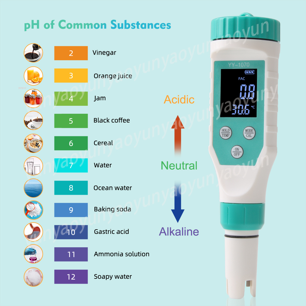7 in 1 Digital Water Quality T - đánh giá và giá Ph Meter Digital Water Tester