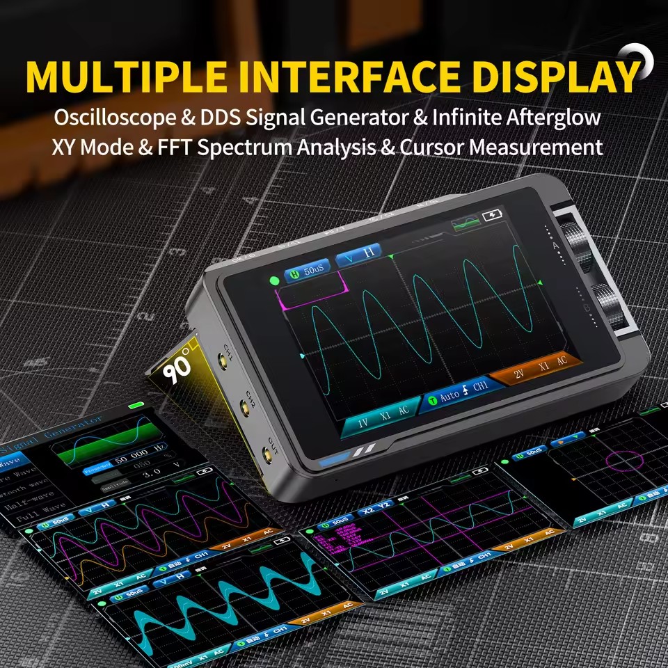 FNIRSI DS215H Handheld Small H - đánh giá và giá Fnirsi Digital Oscilloscope Handheld