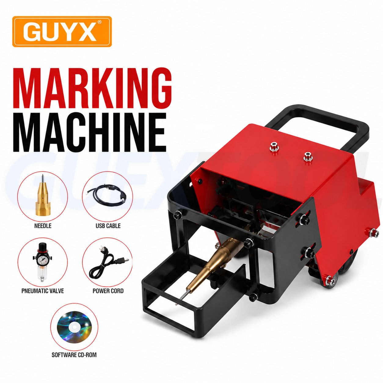 Portable Metal Pneumatic Dot P - đánh giá và giá Fiber Laser Marking Machine 30W