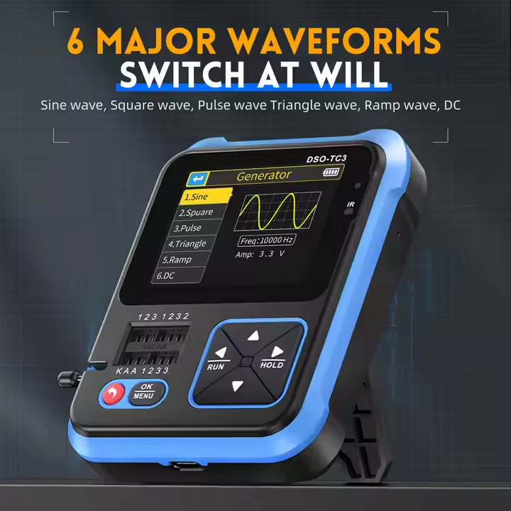 FNIRSI DSO-TC3 Mini Handheld D - đánh giá và giá Fnirsi Digital Oscilloscope Handheld
