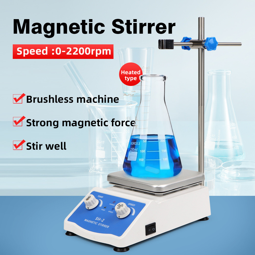 SH-2 Heating Magnetic Stirrer  - đánh giá và giá Lab Magnetic Stirrer Hot Plate