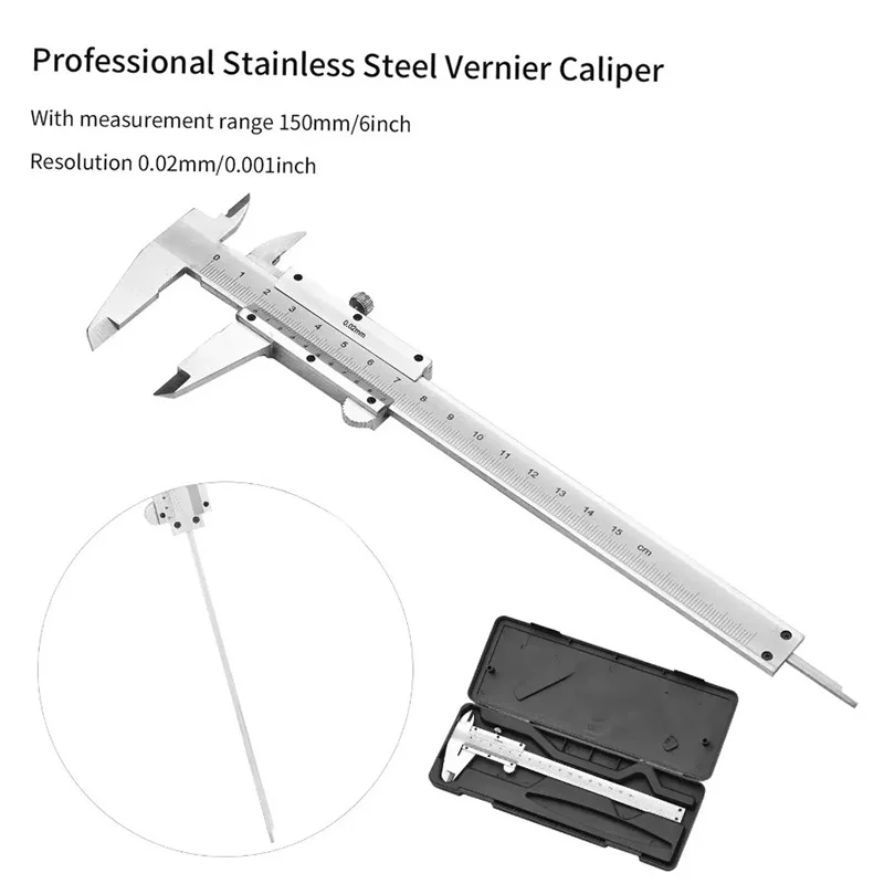 Professional Stainless Steel V - đánh giá và giá Digital Caliper 150Mm Stainless Steel