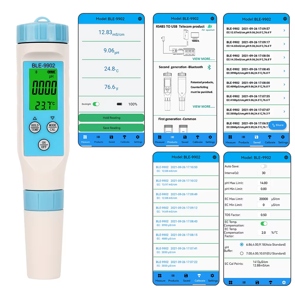 3-in-1 pH/EC/Temp Water Tester - đánh giá và giá Ph Meter Digital Water Tester