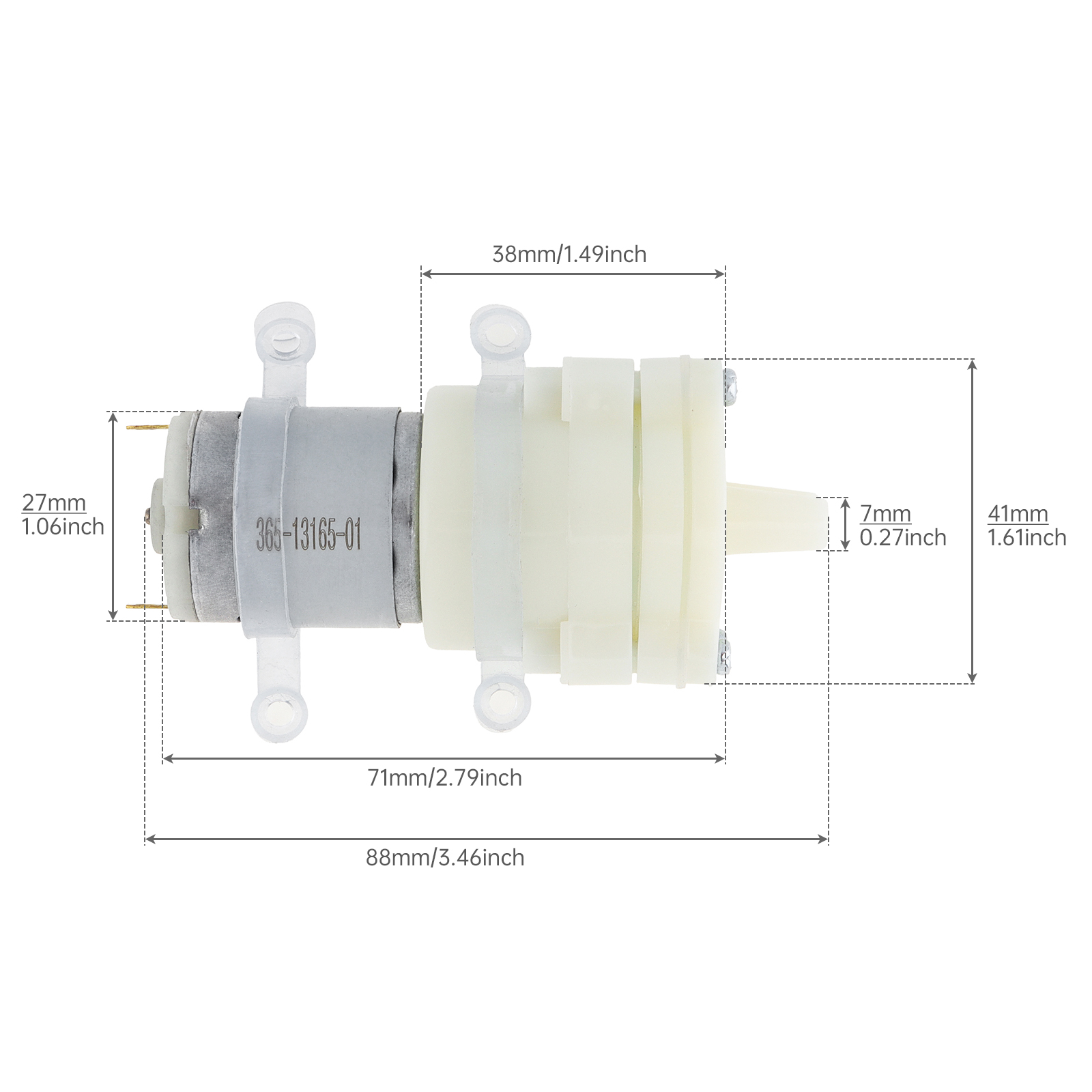 Micro Water Pump 365 DC Motor  - đánh giá và giá Mini Peristaltic Pump 12V