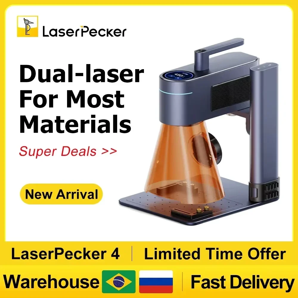 LASERPECKER 4 LP4 Laser Engrav - đánh giá và giá Fiber Laser Marking Machine 30W