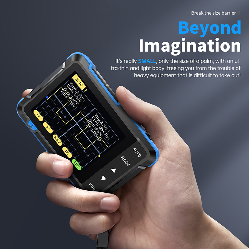 FNIRSI DSO152 Mini Handheld Di - đánh giá và giá Fnirsi Digital Oscilloscope Handheld