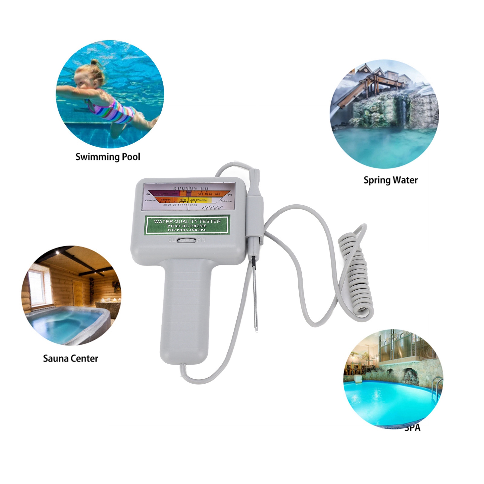 Digital Pool Water Tester pH C - đánh giá và giá Ph Meter Digital Water Tester