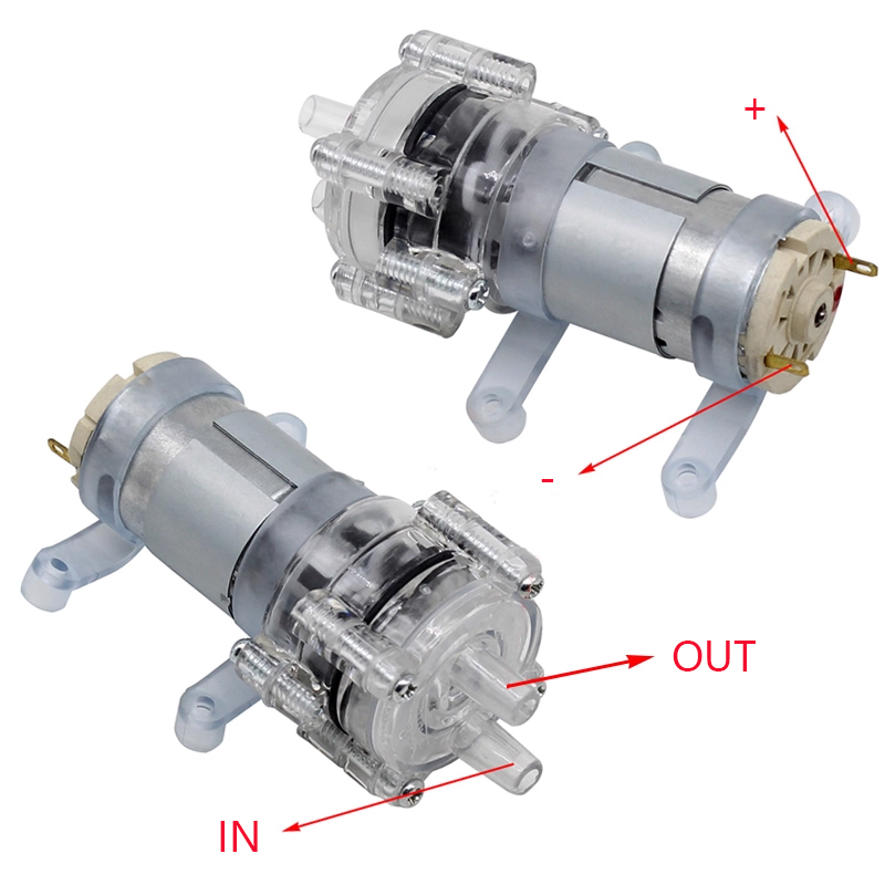 385 DC 6V-12V High Temperature - đánh giá và giá Mini Peristaltic Pump 12V