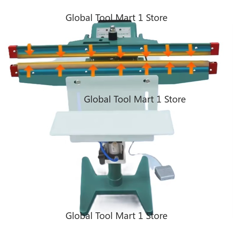 Pneumatic QPSF-450/650/800/100 - đánh giá và giá Plastic Bag Impulse Heat Sealer