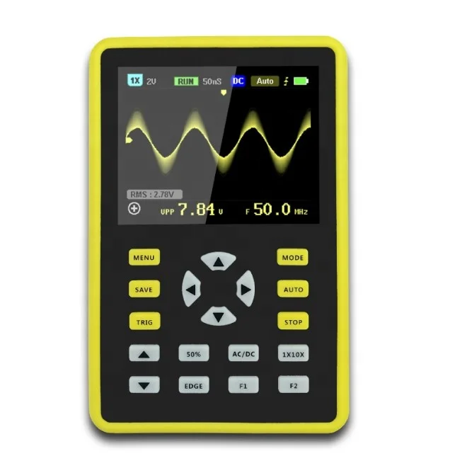 100MHz Bandwidth 500MS Samplin - đánh giá và giá Fnirsi Digital Oscilloscope Handheld