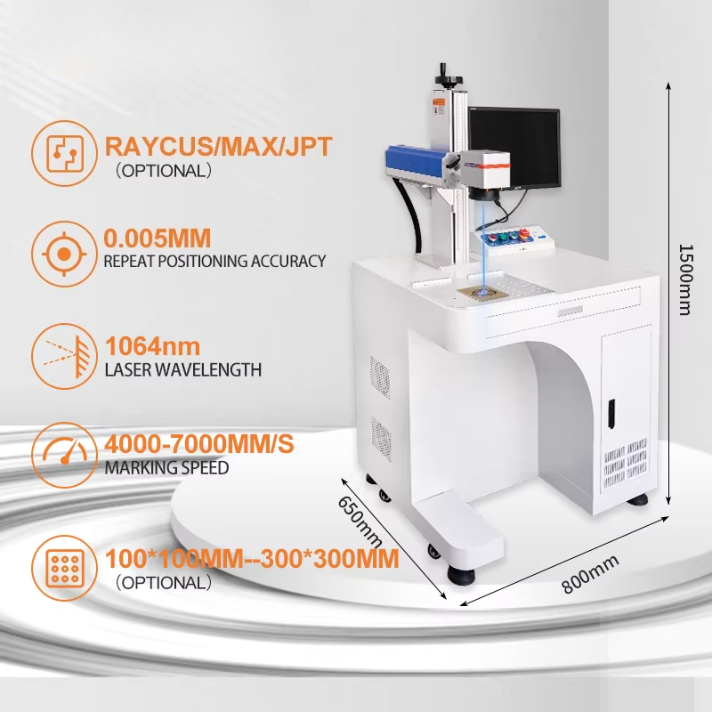 JUNFEI Jpt Raycus Galvo Co2 UV - đánh giá và giá Fiber Laser Marking Machine 30W