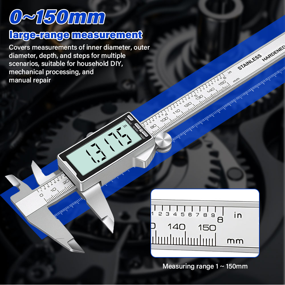 New 150mm 6 Inch Stainless Ste - đánh giá và giá Digital Caliper 150Mm Stainless Steel