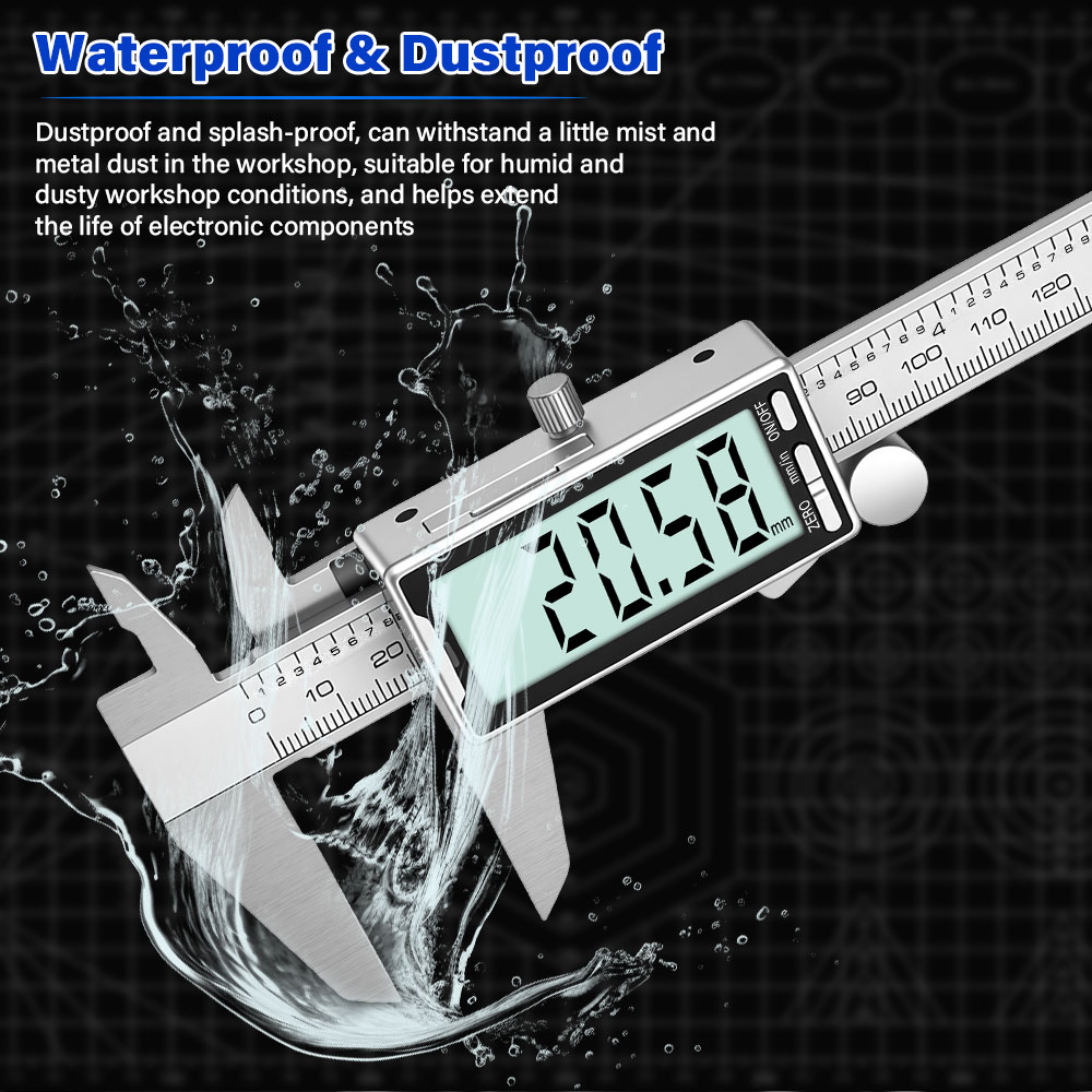 New 150mm 6 Inch Stainless Ste - đánh giá và giá Digital Caliper 150Mm Stainless Steel