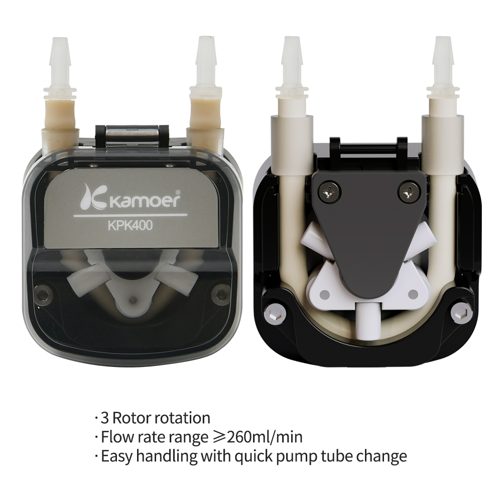 Kamoer 400ml/min KPK400 High F - đánh giá và giá Mini Peristaltic Pump 12V