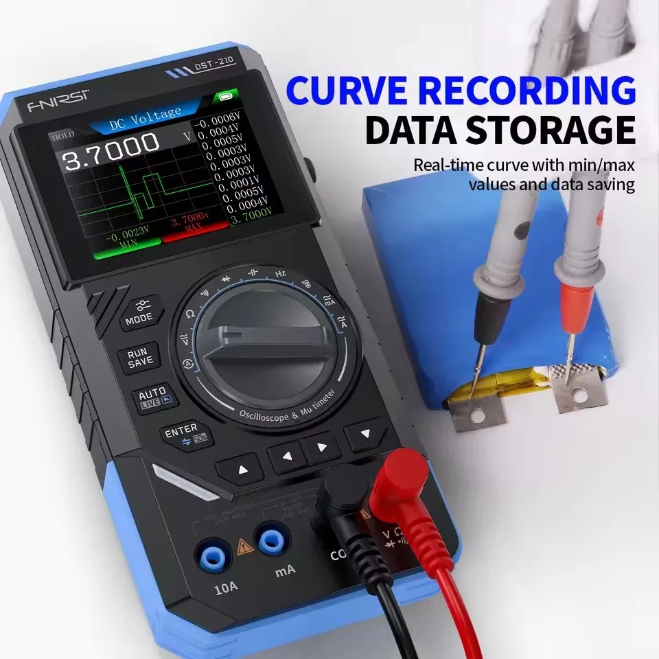 DST210 3-in-1 Digital Multimet - đánh giá và giá Fnirsi Digital Oscilloscope Handheld